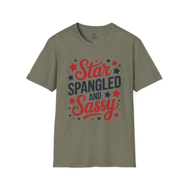 Star Spangled and Sassy T-Shirt — Patriotic Tee for Women