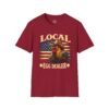 8651960987147941625_2048.jpeg Local Egg Dealer T-Shirt — Funny Rooster & American Flag Chicken Farm Tee