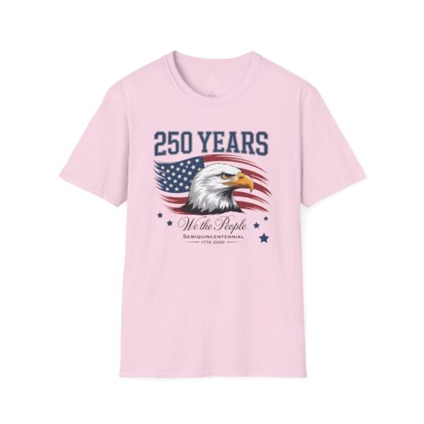250 Years Eagle Flag T-Shirt — "We the People" Patriotic Anniversary Tee