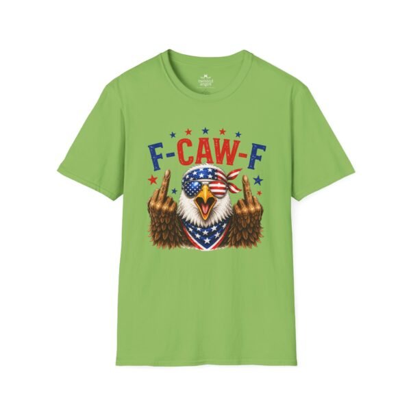 8735646125570495402_2048.jpeg Graphic T-Shirt — Patriotic Eagle "F CAW-F" Middle Finger Design