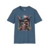 8835326842381803675_2048.jpeg Skull & Pistols American Flag T-Shirt — Patriotic Biker Skull Graphic Tee