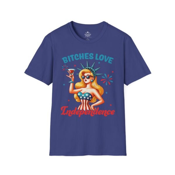 8933845589555572337_2048.jpeg Independence Pin-Up Tee — "Bitches Love Independence" 4th of July Graphic T-Shirt