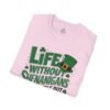 St. Patrick's Day Tee — "Life Without Shenanigans Is Possible But Pointless" Graphic Shirt