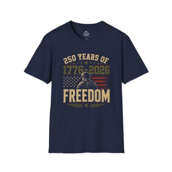 Freedom Soldier  1776-2026 T-Shirt — 250 Years of Freedom Patriotic Tee