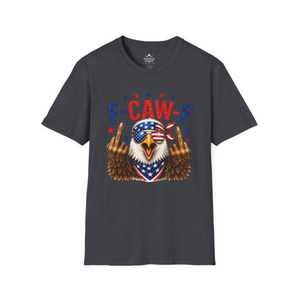 9258125469354431228_2048.jpeg Graphic T-Shirt — Patriotic Eagle "F CAW-F" Middle Finger Design