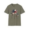 9415828094467497680_2048.jpeg Patriotic Boho Watercolor Flower T‑Shirt — America Floral Graphic Tee