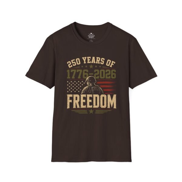 Freedom Soldier  1776-2026 T-Shirt — 250 Years of Freedom Patriotic Tee