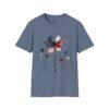 943338428602606205_2048.jpeg Patriotic Boho Watercolor Flower T‑Shirt — America Floral Graphic Tee