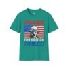 9551552629772692629_2048.jpeg Too Cool For British Rule T-Shirt — Patriotic George Washington American Flag Tee