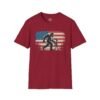 9575188527715325321_2048-1.jpeg Bigfoot ET American Flag T-Shirt — Sasquatch Silhouette Patriotic Tee