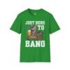 9634828674049158982_2048.jpeg Just Here to Bang T-Shirt — Funny Patriotic Cat Beer 4th of July Tee