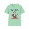 WTF Is A Kilometer T-Shirt — Funny Patriotic Statue of Liberty Travel Humor Tee