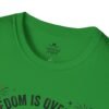 Stay Feral Raccoon T-Shirt — "Freedom Is Overrated" Patriotic Funny Tee