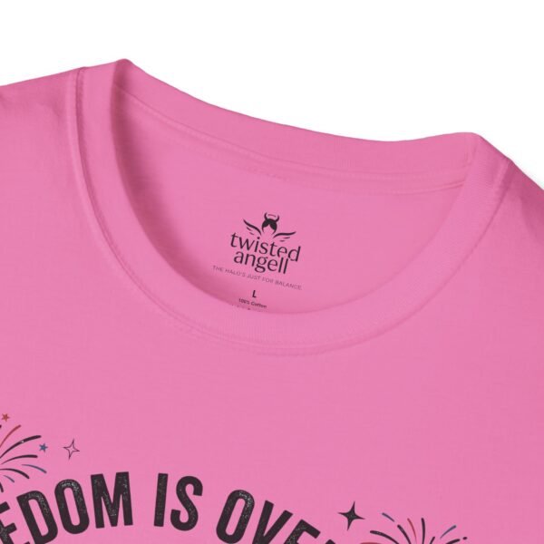 Stay Feral Raccoon T-Shirt — "Freedom Is Overrated" Patriotic Funny Tee