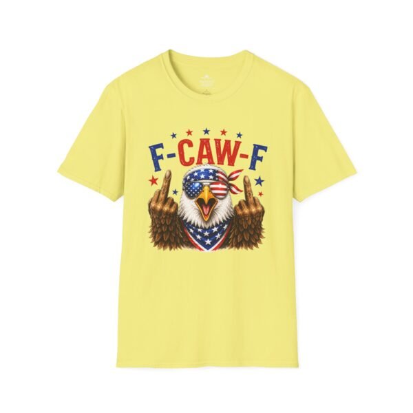 9785666236185695318_2048.jpeg Graphic T-Shirt — Patriotic Eagle "F CAW-F" Middle Finger Design