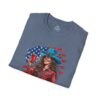 9817623588918526143_2048.jpeg Cowgirl Flag T-Shirt — "This One's For Toby" Patriotic Rodeo Tee