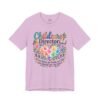 Childcare Director T-Shirt - 'If you think my hands are full...' Colorful Heart & Handprints Tee